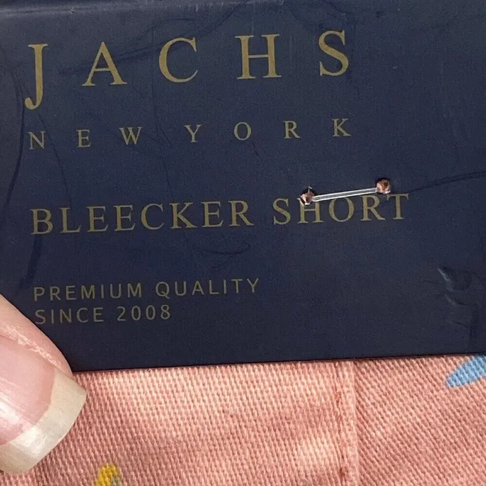 JACHS NY Bleecker Shorts Surfboard Print Casual Pink Shorts Size 30 33x8 NWT